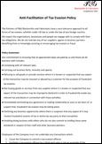 Anti-Facilitation of Tax Evasion Policy