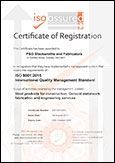 ISO Assured Certificate of Registration
